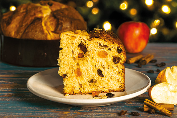 Panettone Apfel und Zimt 