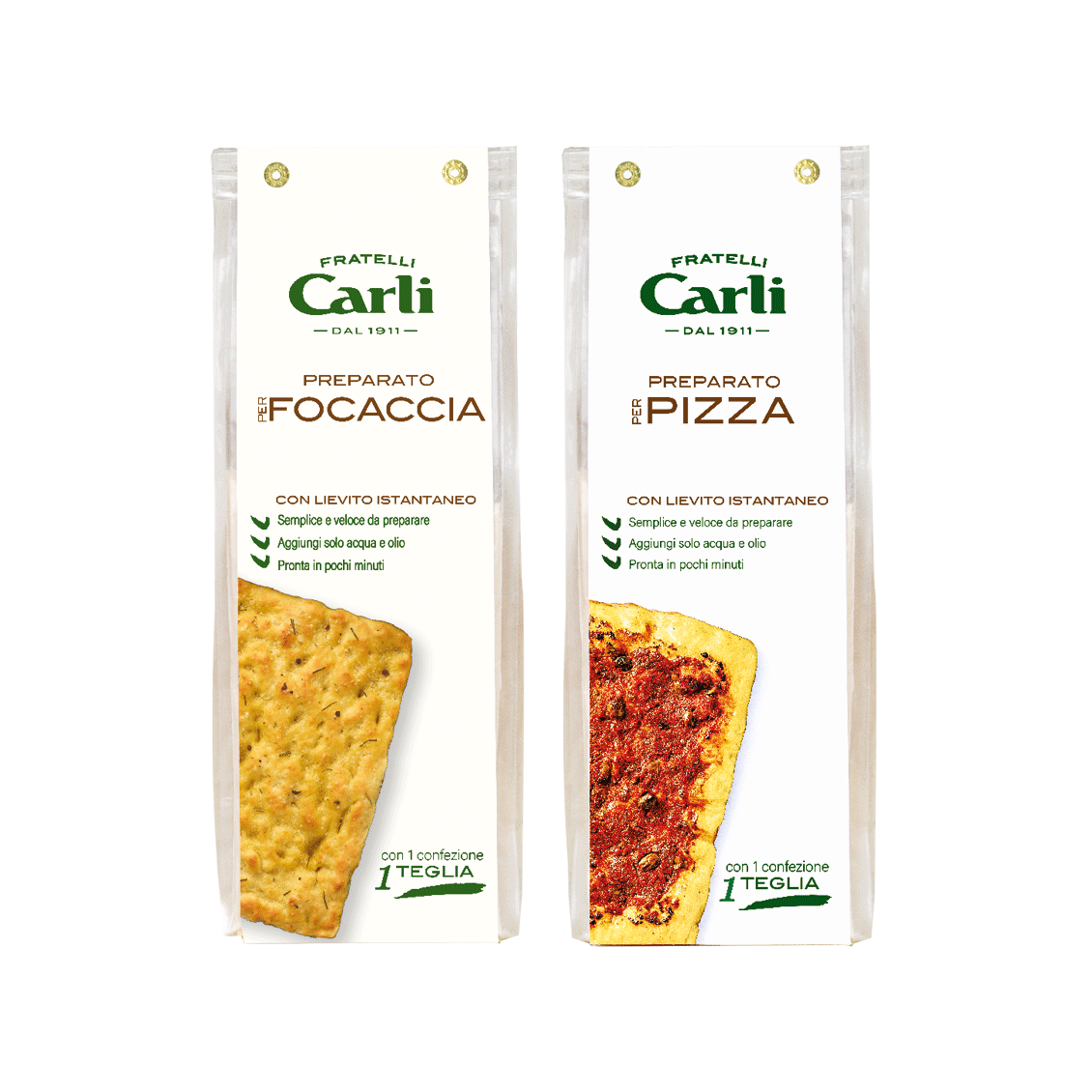 Pizza und Focaccia Mischung