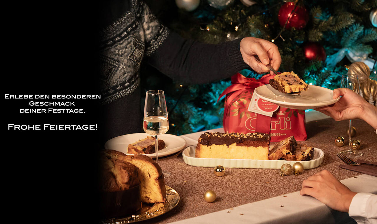 Erlebe den besonderen Geschmack deiner Festtage. Frohe Feiertage!