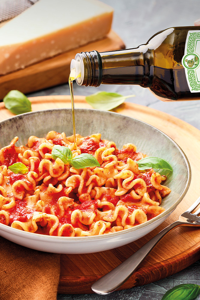 Nudeln mit Pesto sauce