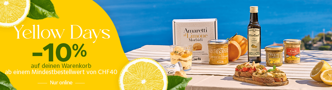 Yellow Days Angebot: 10€ rabatt auf deinen Einkaufswagen