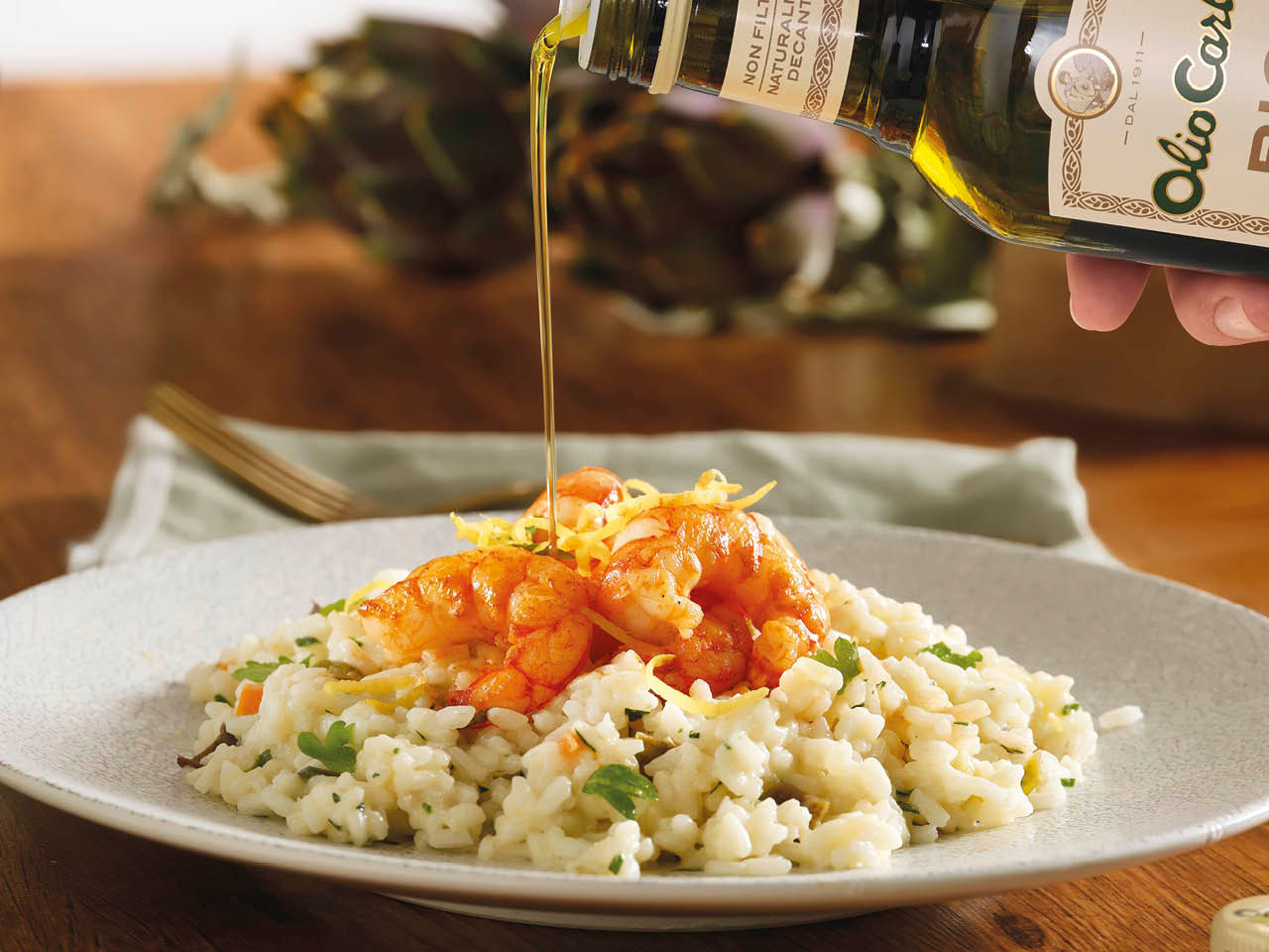 Risotto mit Artischocken