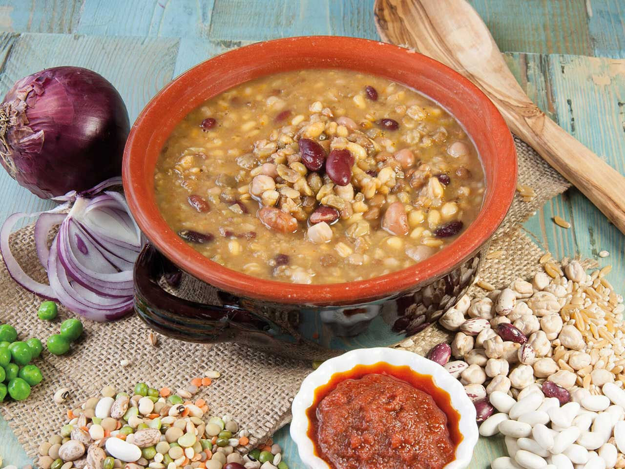 Hülsenfrüchtesuppe