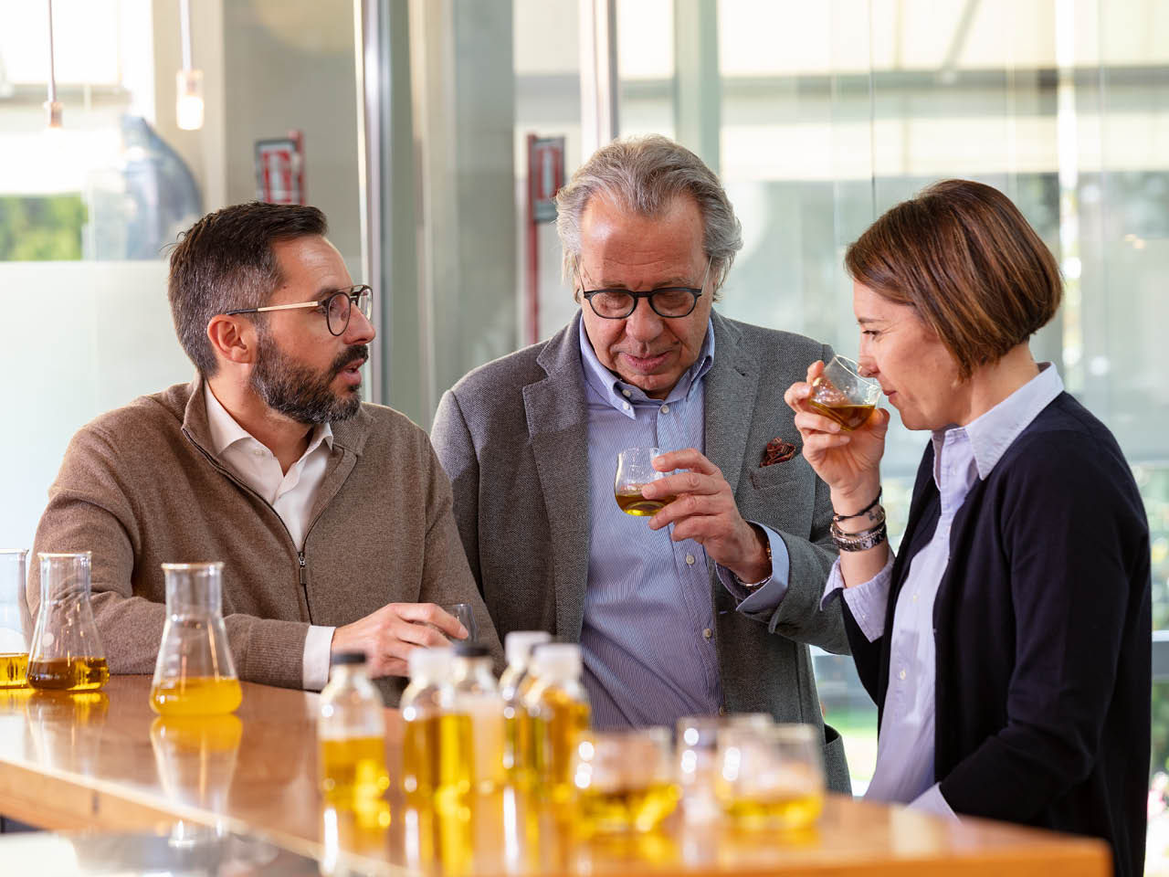 Verkostung des neuen Olivenöls