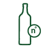 Nummerierte Flasche