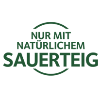 nur mit natuerlischem sauerteig