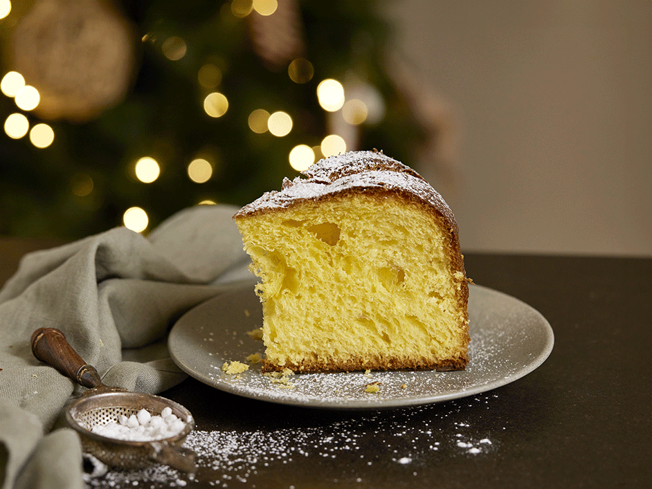 Weicher Kuchen Carli im zweiten Bild weihnachtlich.