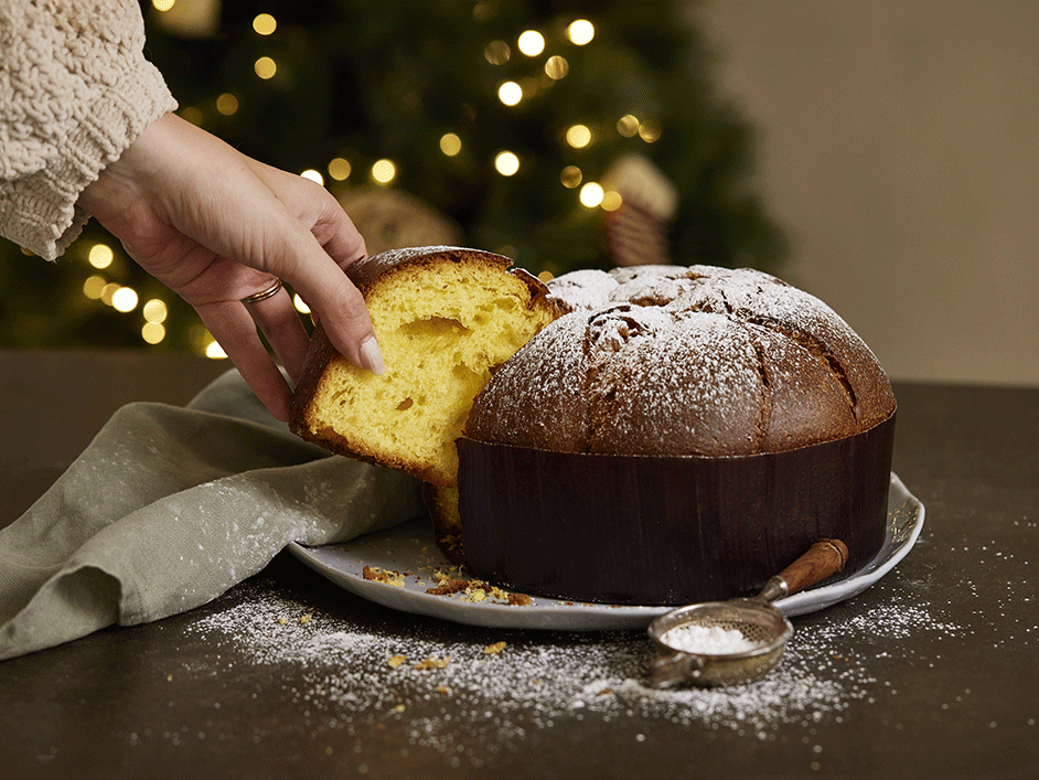 Weicher Kuchen Carli in Bild weihnachtlich.
