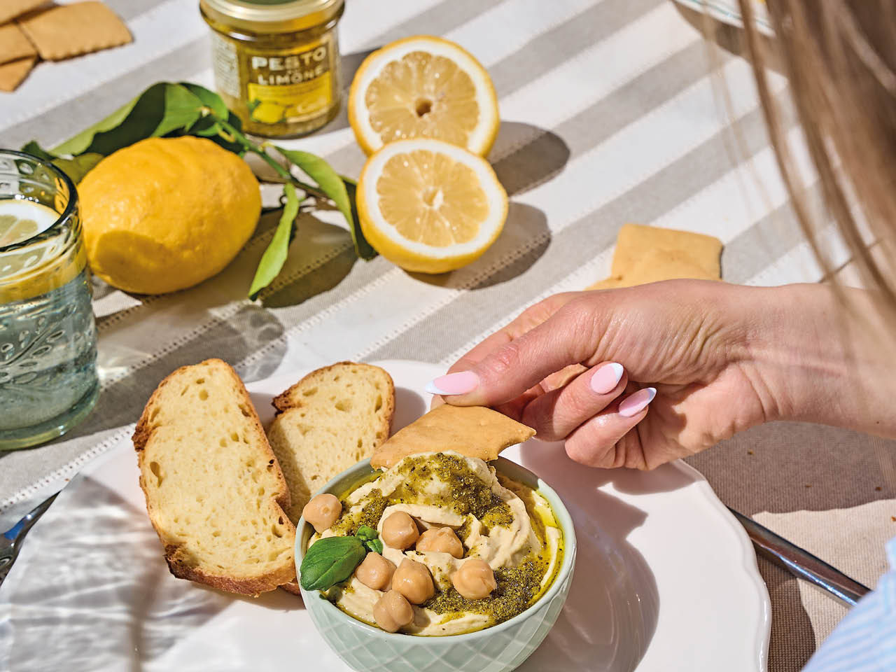 Terza Bild Carousel mit Zitronen-Pesto Carli.