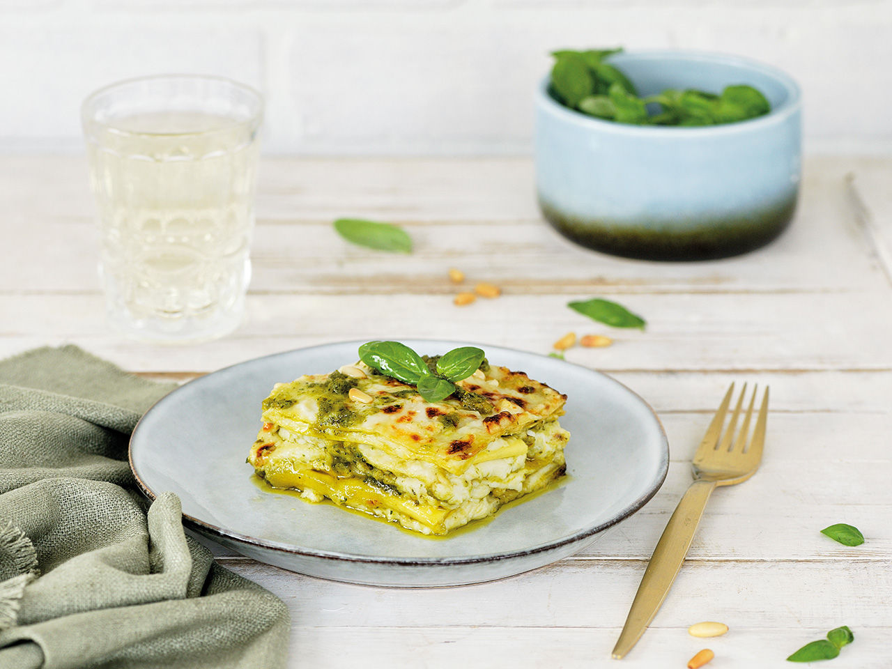 Pesto-Lasagne