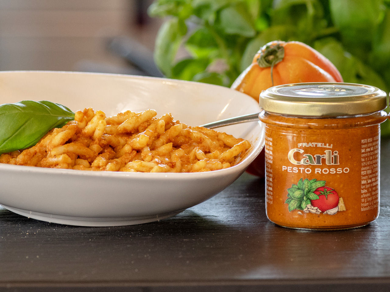 Nudeln mit Pesto Rosso