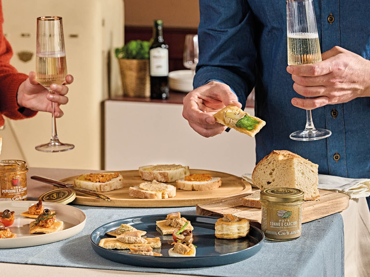 gemeinsamer Aperitif