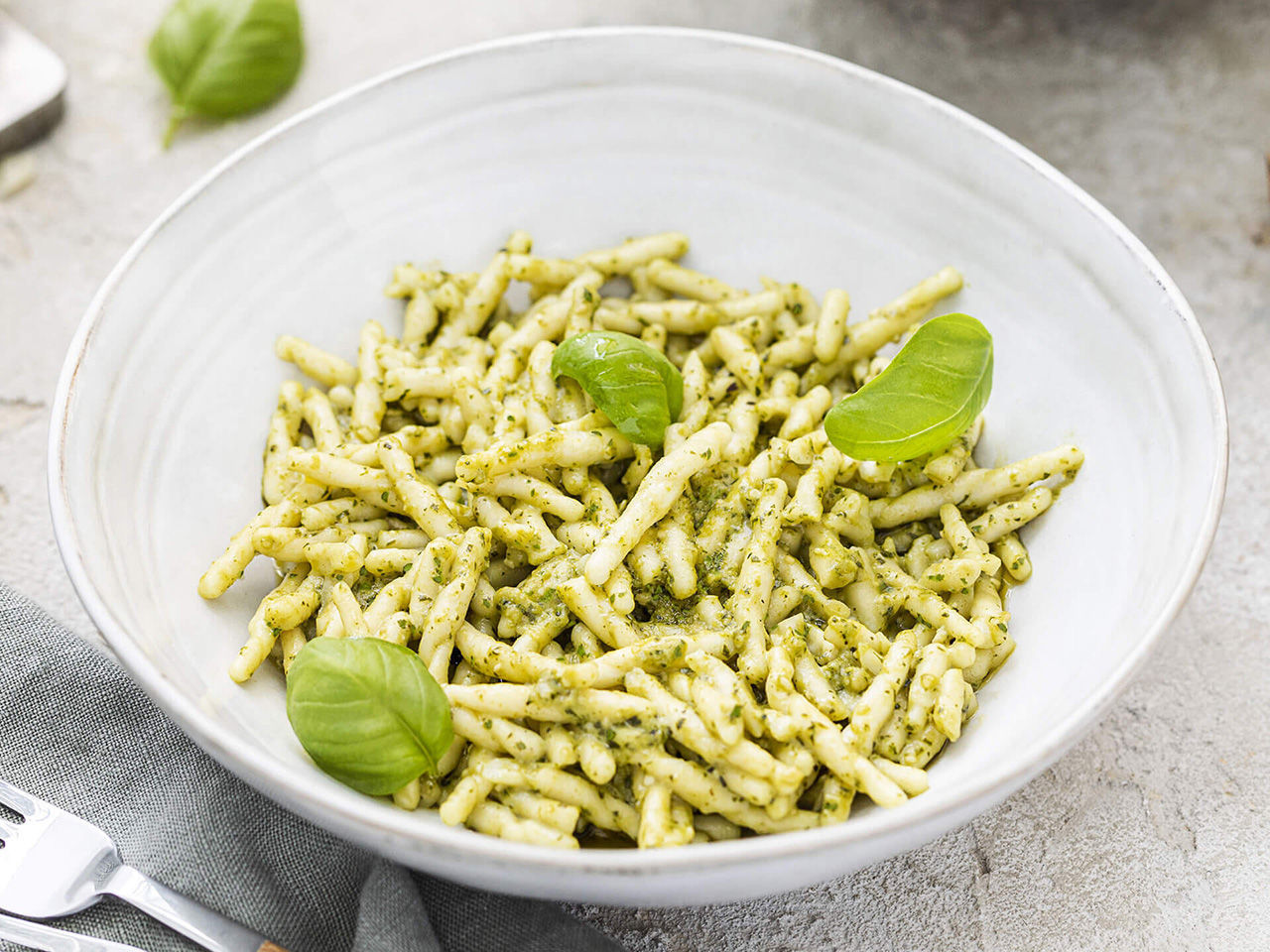 Trofie mit Pesto