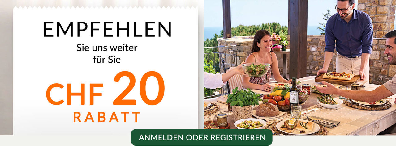 CHF 20 Rabatt
