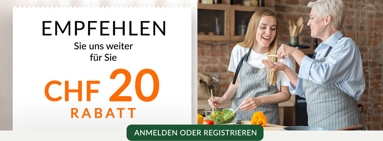 CHF 20 Rabatt