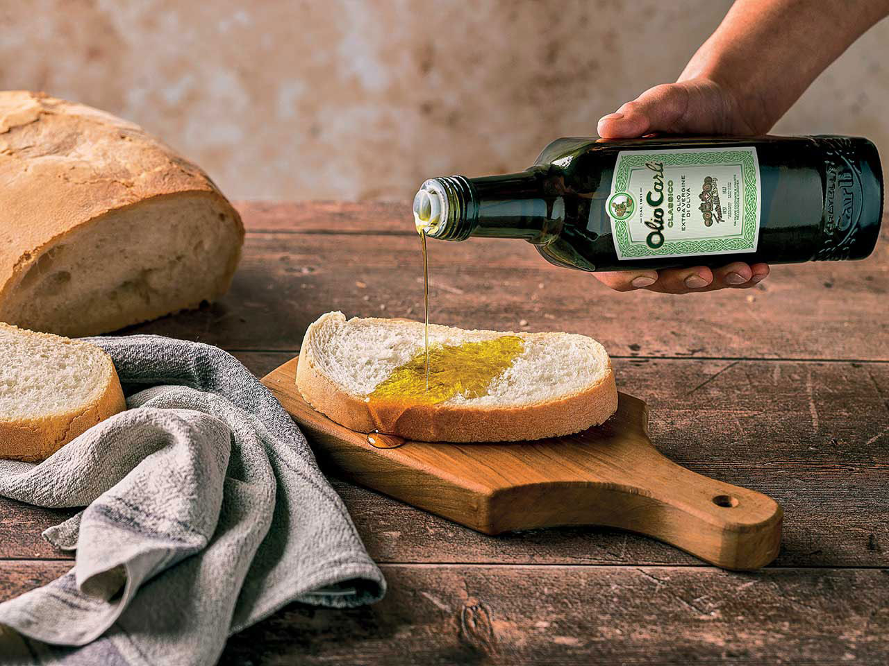 Pain et huile