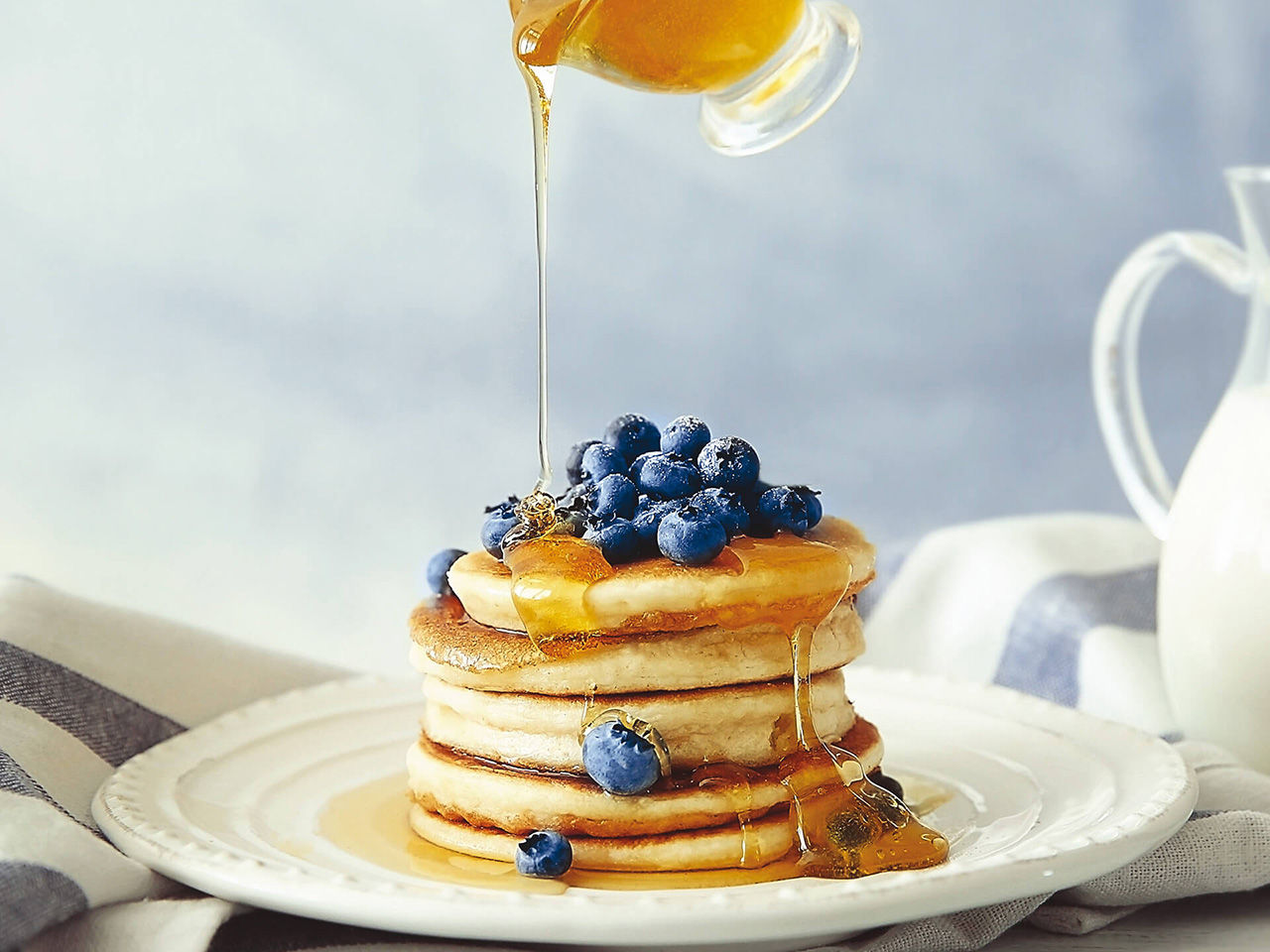 Pancake avec miel 