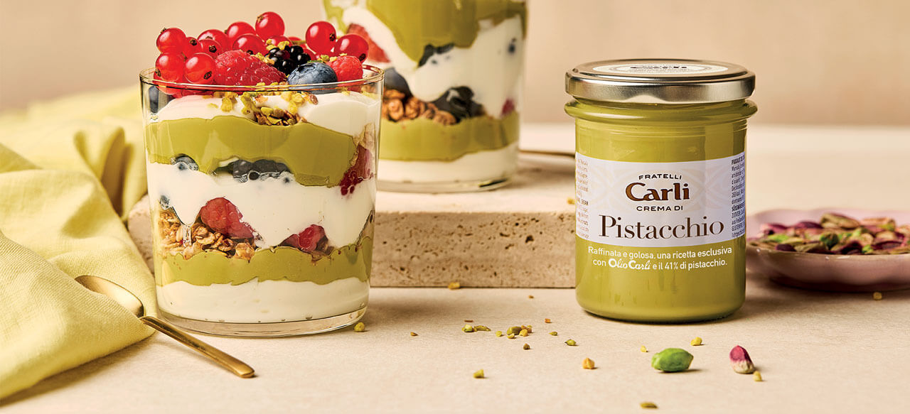 creme de pistache et jogurt