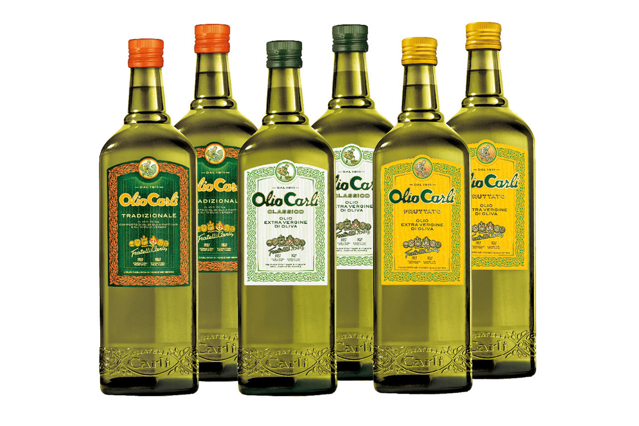 Bouteilles d’Huile d’Olive Carli Tradizionale, Délicat et Fruité