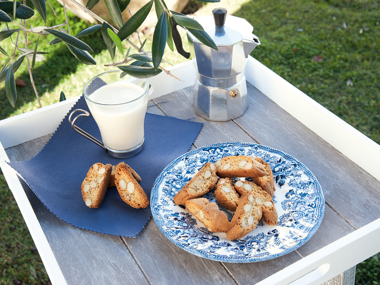 Cantuccini et lait 