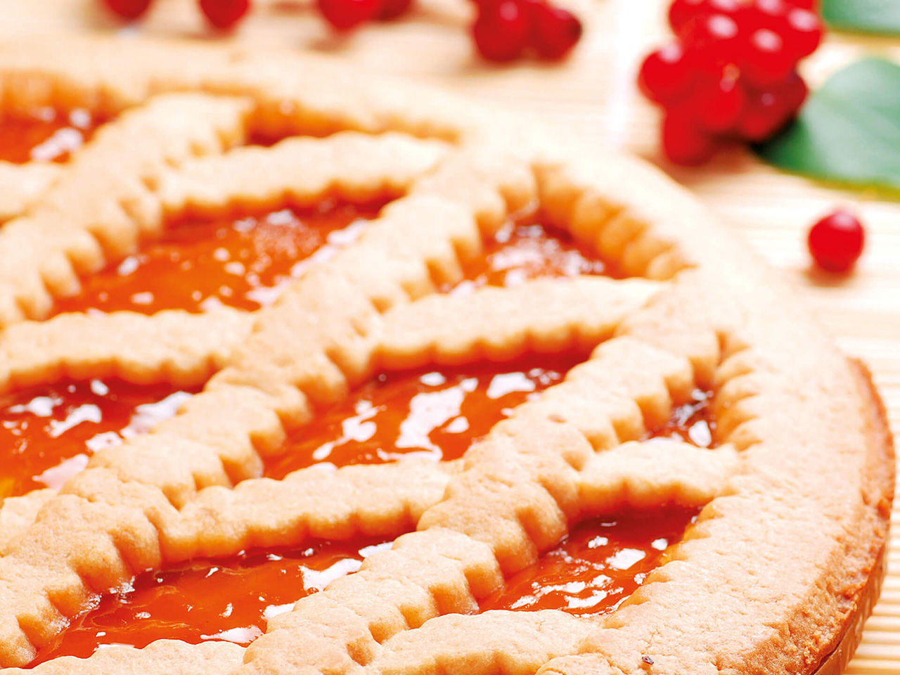 Tarte à la crème de fruits aux abricots