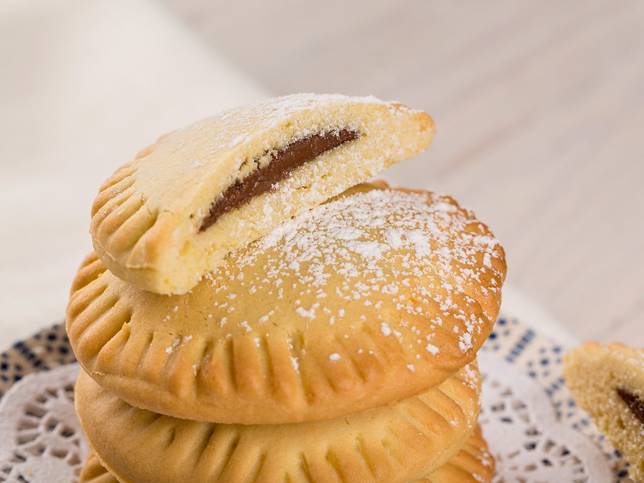Biscuits à la crème de noisettes