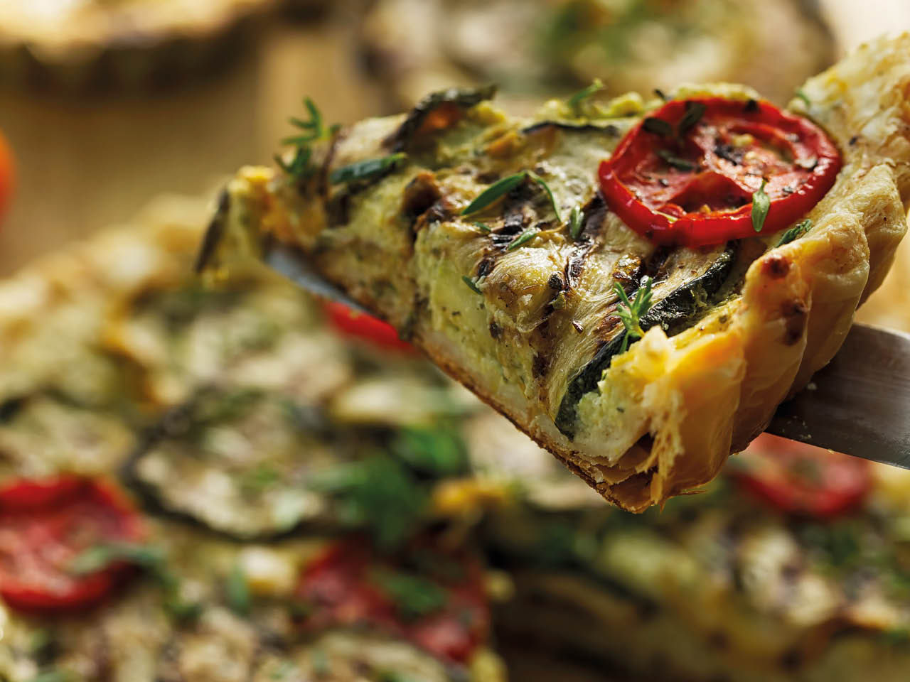 Quiche aux aubergines