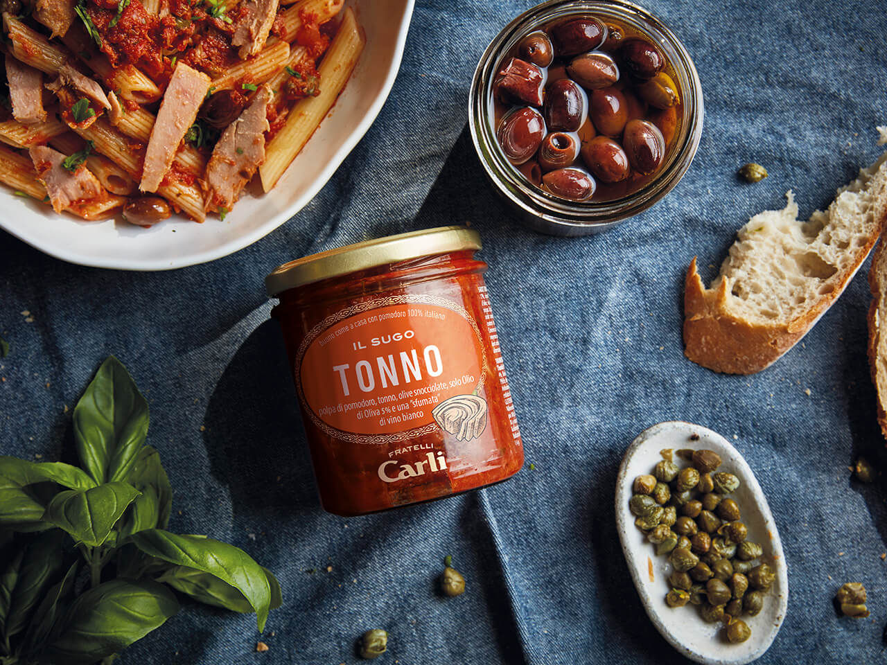 Ingrédients de la sauce au thon