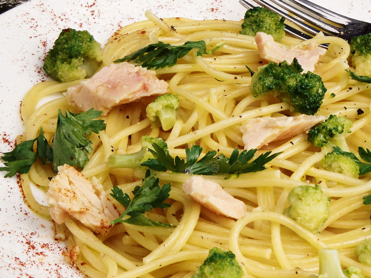 Spaghetti à la sauce au thon
