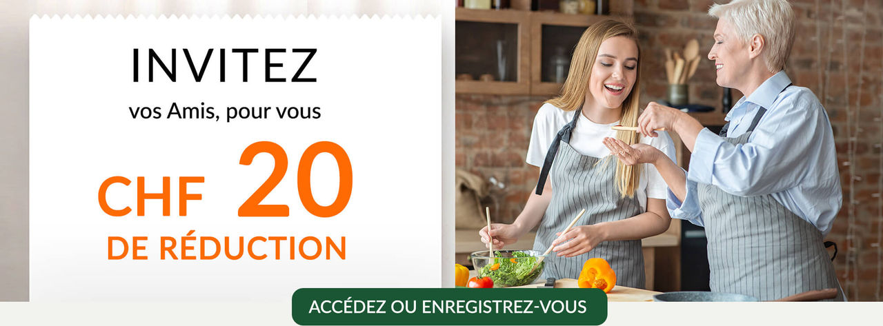CHF 20 de réduction pour vous