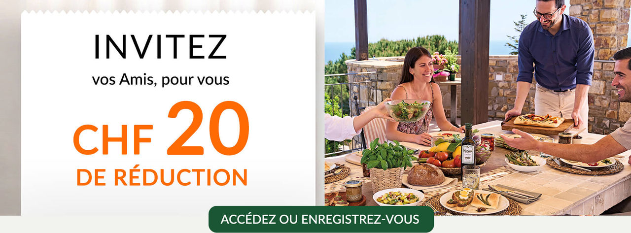 CHF 20 de réduction pour vous
