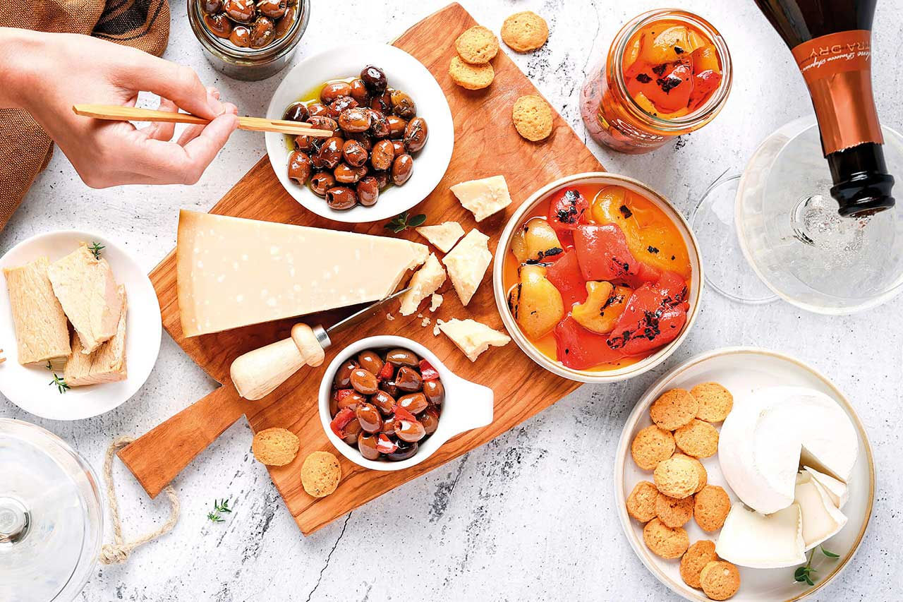 Apéritif svec les produits Carli