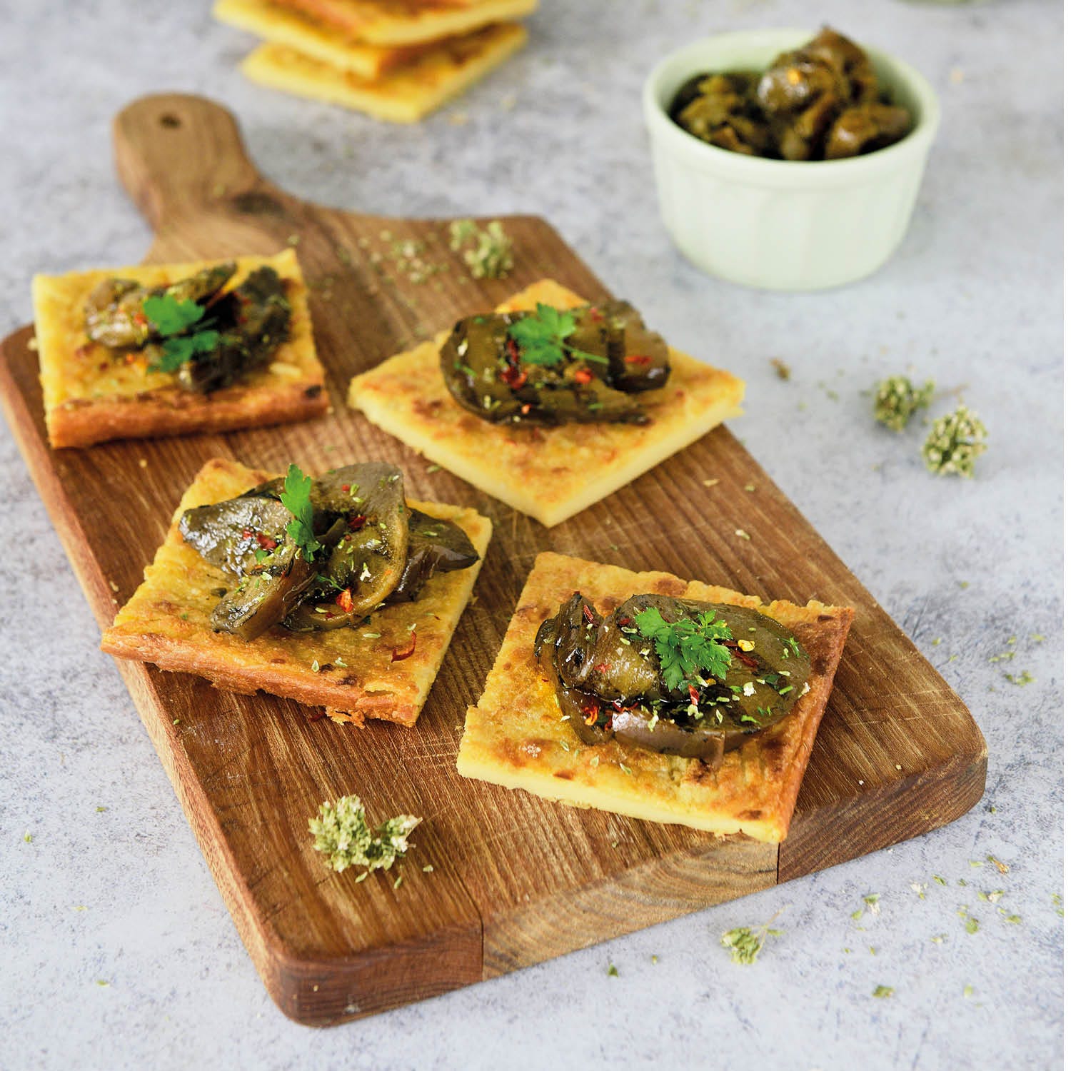 Gegrillte Auberginen